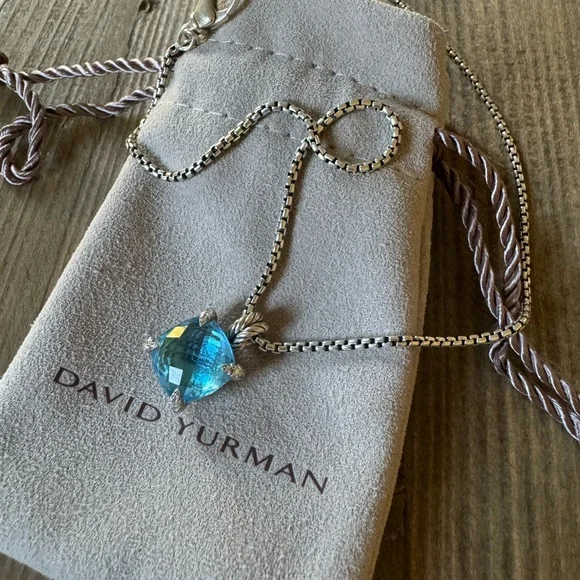 * DAVID YURMAN Stud Earrings and necklace set * - Picture 3 of 10